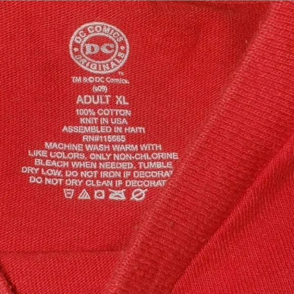 DC COMICS XL red Flash T-shirt‎ - Picture 4 of 4